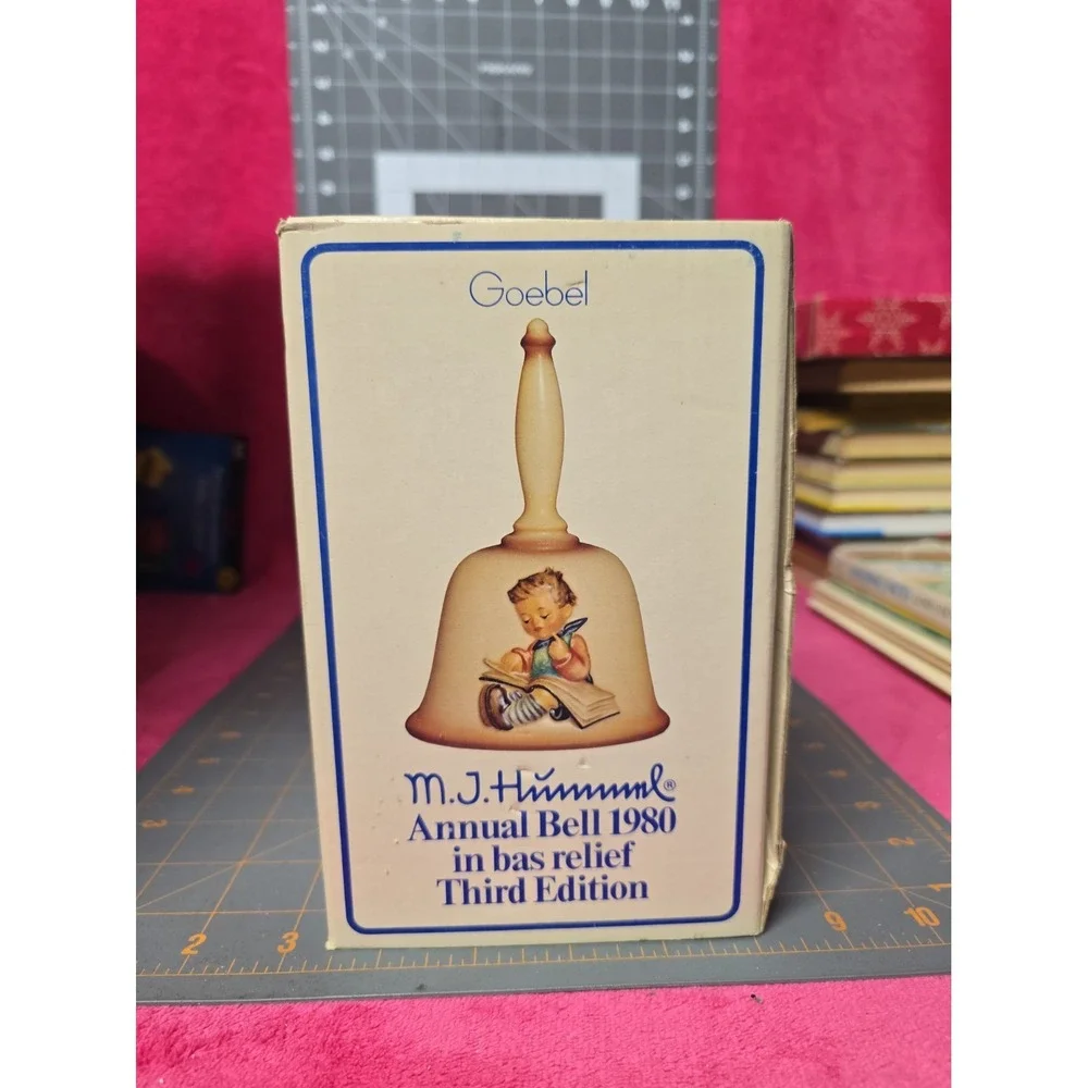 M.J. Hummel Third Edition Bell Has Original Box Goebel 1980 In Bas Relief New